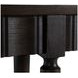 Peterson Dark Stained Oak Rectangular Long Console Table