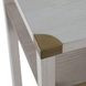 Sue Cerused White and Brushed Gold Rectangular Console Table
