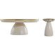 Cain Cerused Light Natural Occasional Table Set