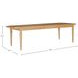 Mathis Bleached French Oak 106" Extendable Rectangular Dining Table