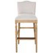 Gaston Slipaway Sand Performance Fabric Bar Stool