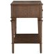 Andrea Satin Oak 1 Drawer Nightstand