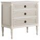 Caroline Cerused White Panel Bedroom Set