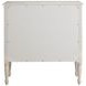 Caroline Cerused White 3 Drawer Nightstand