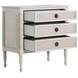 Caroline Cerused White Panel Bedroom Set