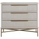 Riggs Stained Gold and Distressed Antique White 3 Drawer Chest