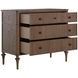 Andrea Satin Oak 3 Drawer Chest