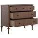 Andrea Satin Oak 3 Drawer Chest