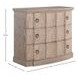 Antonio Light Natural Blonde 3 Drawer Chest