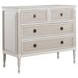 Caroline Cerused White Panel Bedroom Set