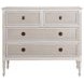 Caroline Cerused White Panel Bedroom Set