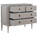 Caroline Cerused White Panel Bedroom Set