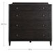 Glenwood Cerused Brown and Agros White 4 Drawer Chest