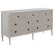 Caroline Cerused White Panel Bedroom Set