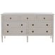 Caroline Cerused White Panel Bedroom Set