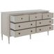 Caroline Cerused White Panel Bedroom Set