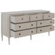 Caroline Cerused White Panel Bedroom Set