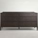 Glenwood Cerused Brown 6 Drawer Dresser