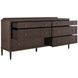 Glenwood Cerused Brown 6 Drawer Dresser