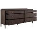 Glenwood Cerused Brown 6 Drawer Dresser