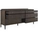 Glenwood Cerused Brown 6 Drawer Dresser