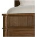 Andrea Satin Oak Queen Panel Bed