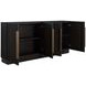 Diego Dark Stained Oak 4 Door Sideboard