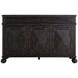 Ezekiel Cerused Forest Black 3 Door Sideboard