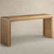 Sirius Satin Oak Rectangular Console Table