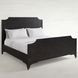 Alexandra Cerused Forest Black King Panel Bed