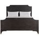 Alexandra Cerused Forest Black King Panel Bed