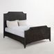 Alexandra Cerused Forest Black Queen Panel Bed