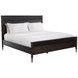 Andrea Dark Stained Oak King Panel Bed
