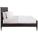 Andrea Dark Stained Oak King Panel Bed