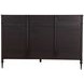 Andrea Dark Stained Oak King Panel Bed