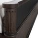Andrea Dark Stained Oak King Panel Bed