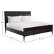 Andrea Dark Stained Oak King Panel Bed