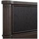 Andrea Dark Stained Oak Queen Panel Bed