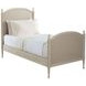 Caroline Cerused White Twin Panel Bed