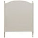 Caroline Cerused White Twin Panel Bed