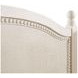Caroline Cerused White Twin Panel Bed