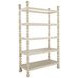 Natalie Cerused White Bookcase