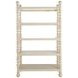 Natalie Cerused White Bookcase
