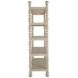 Natalie Cerused White Bookcase