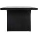 Miera Brushed Black 84" Rectangular Dining Table