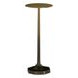 Ombre Faded Bronze Round Drink Table