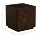 Summit Dusk and Dark Emperador Square Marble Top Side Table