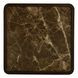 Summit Dusk and Dark Emperador Square Marble Top Side Table