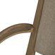 Highland Dawn and Sand Performance Fabric Upholstered Dining Arm Chair