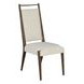 Highland Dusk and Sand Performance Fabric Upholstered Dining Side Chair